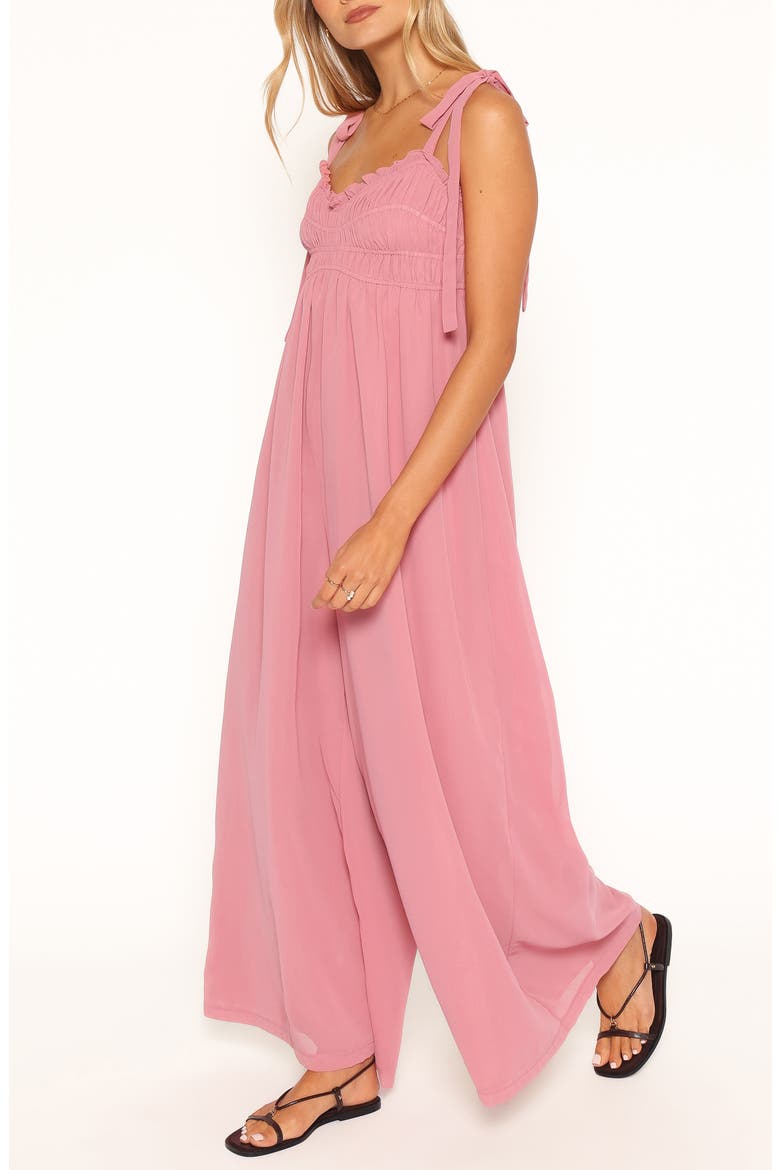 Andie Tie Jumpsuit, Alternate, color, ROSE PINK