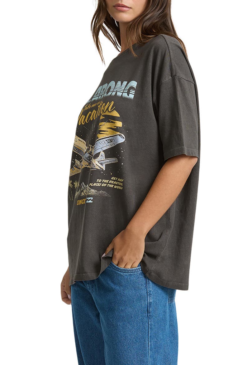 Beautiful Places Cotton Graphic T-Shirt, Alternate, color, OFF BLACK