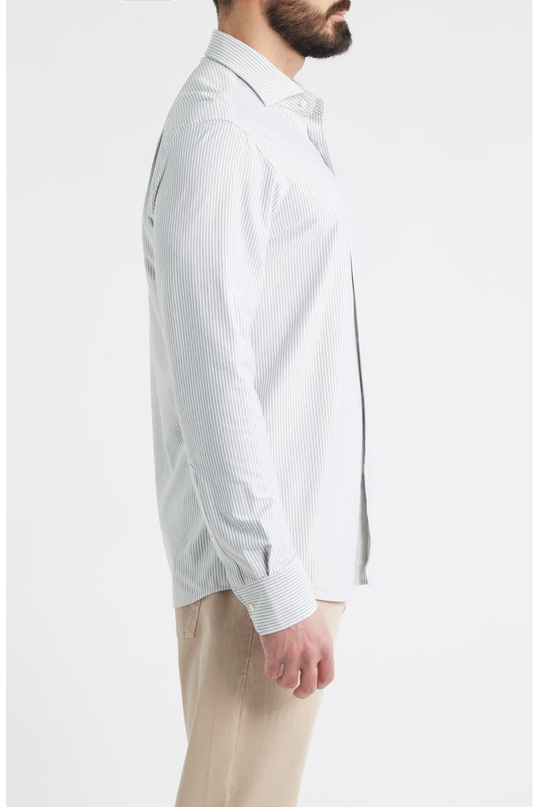 Crown Crafted Excursionist Flex Stripe Button-Up Shirt, Alternate, color, WILLOW