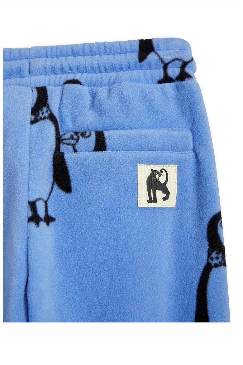 Kids' Penguin Print Polar Fleece Sweatpants, Alternate, color, BLUE