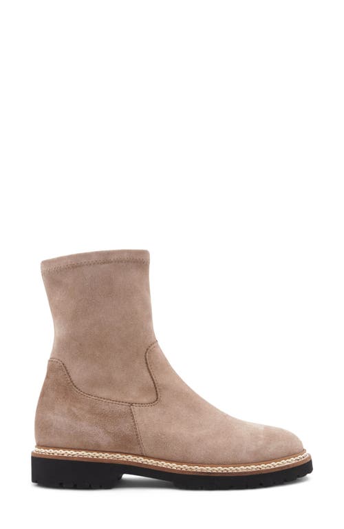 Aquatalia Maryann Suede Bootie In Brown