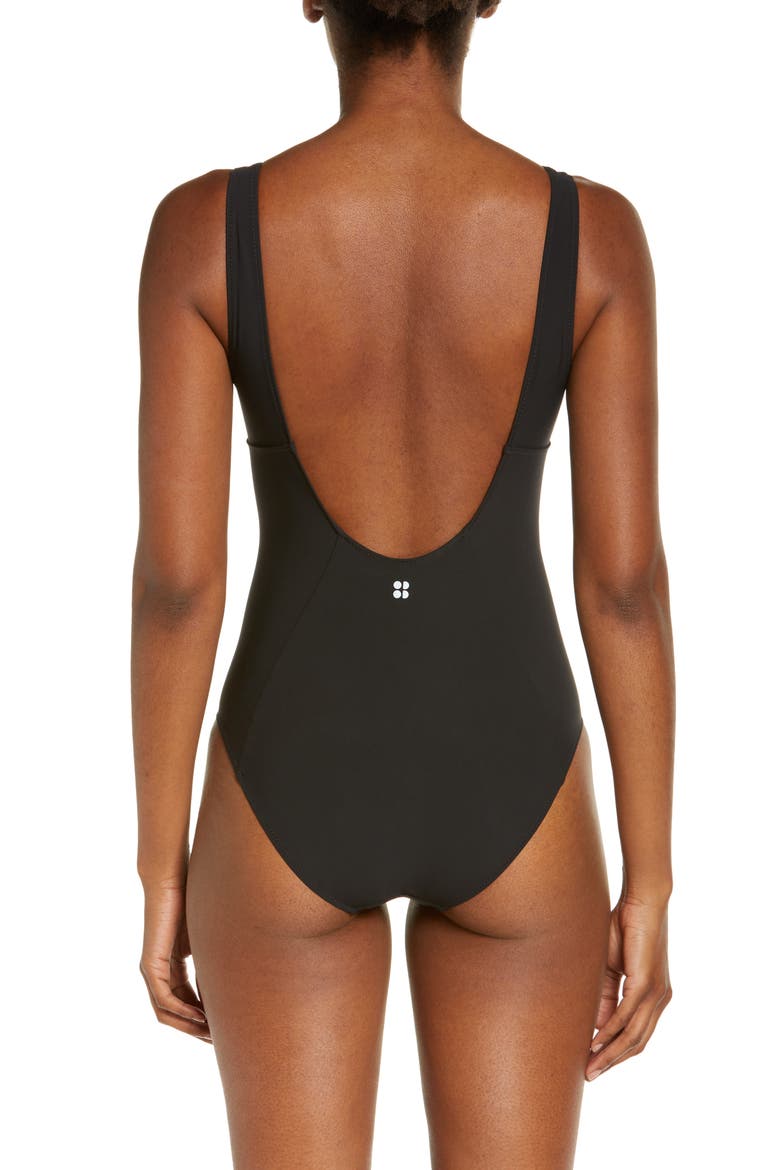 Brook One-Piece Swimsuit, Alternate, color, BLACK