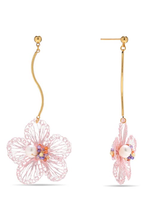 Siena Floral Dangle Earrings