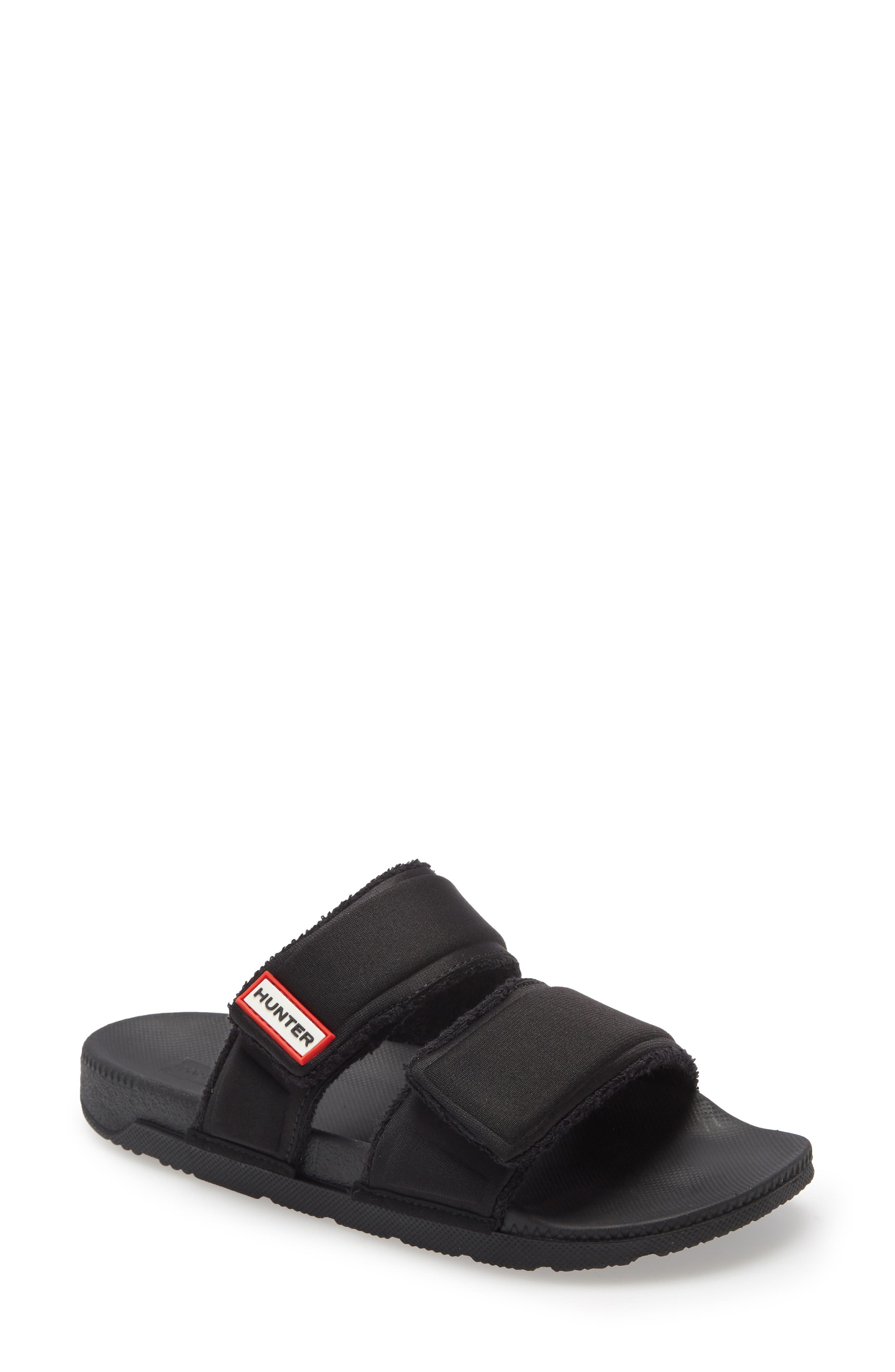 Hunter Original Two-Strap Slide Sandal, Main, color, 