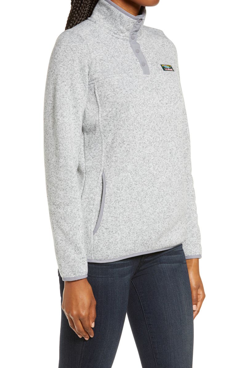 L.L.Bean Sweater Fleece Pullover, Alternate, color, 