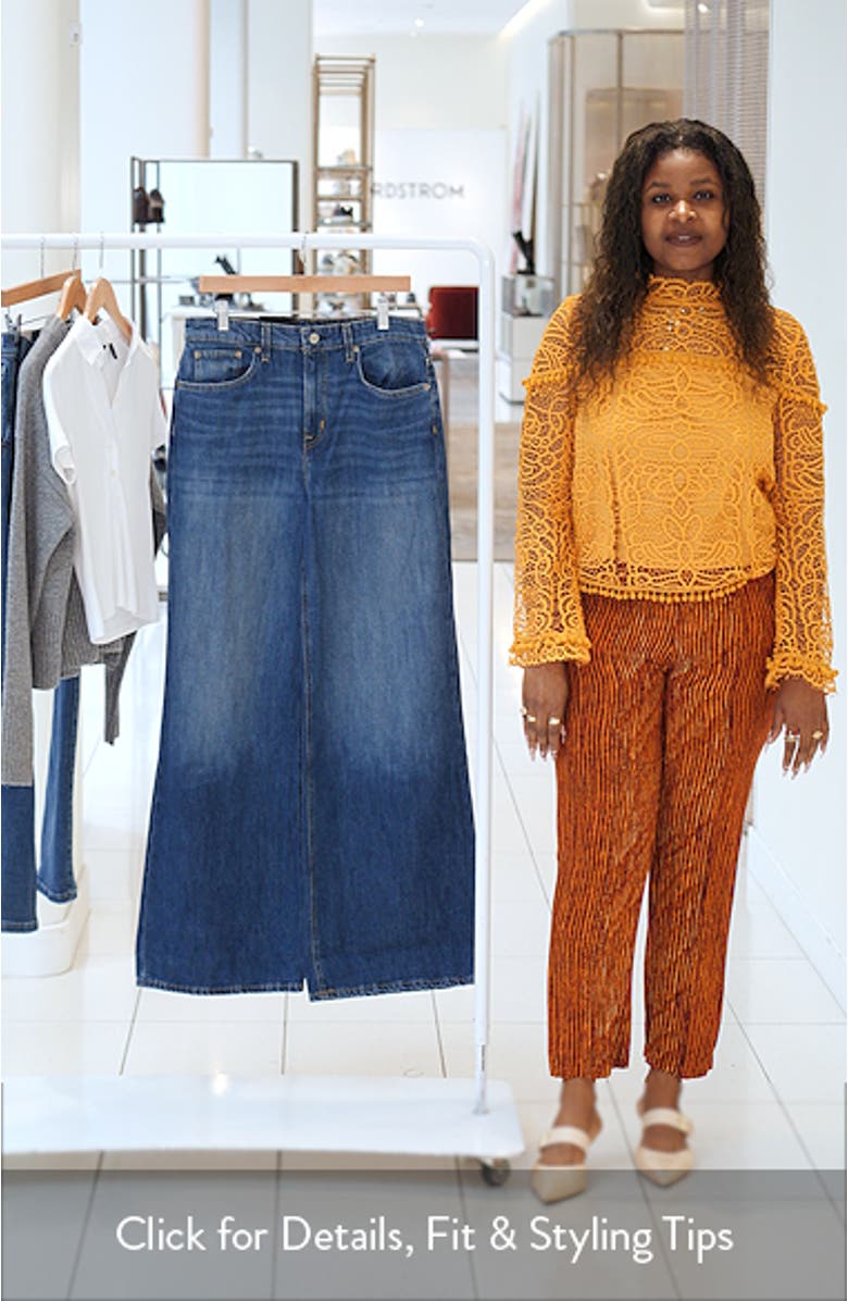 High Waist Wide Leg Jeans, sales video thumbnail