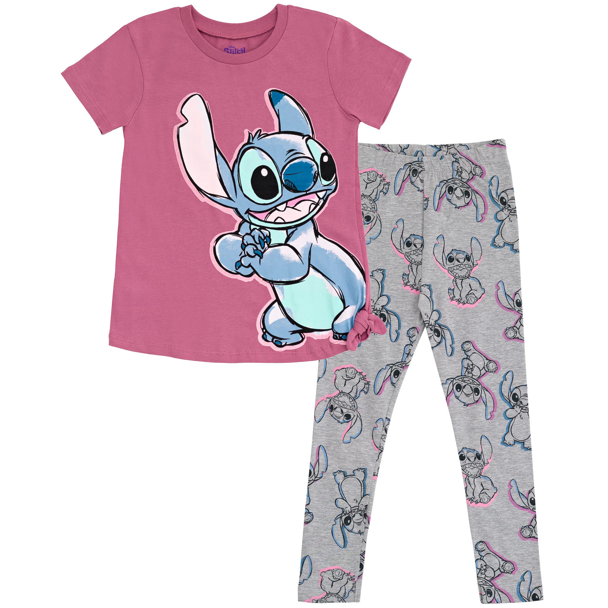 Pink Grey Stitch