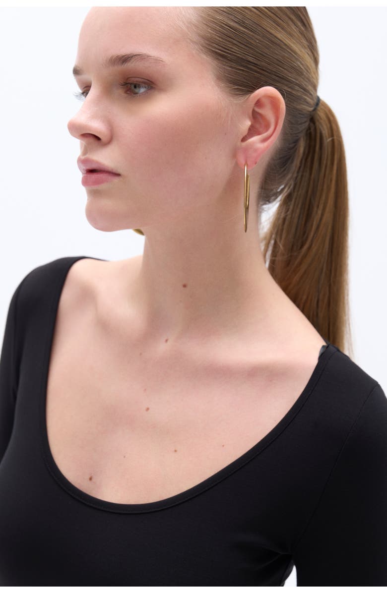 Nocturne Crew Neck Bodysuit, Alternate, color, 