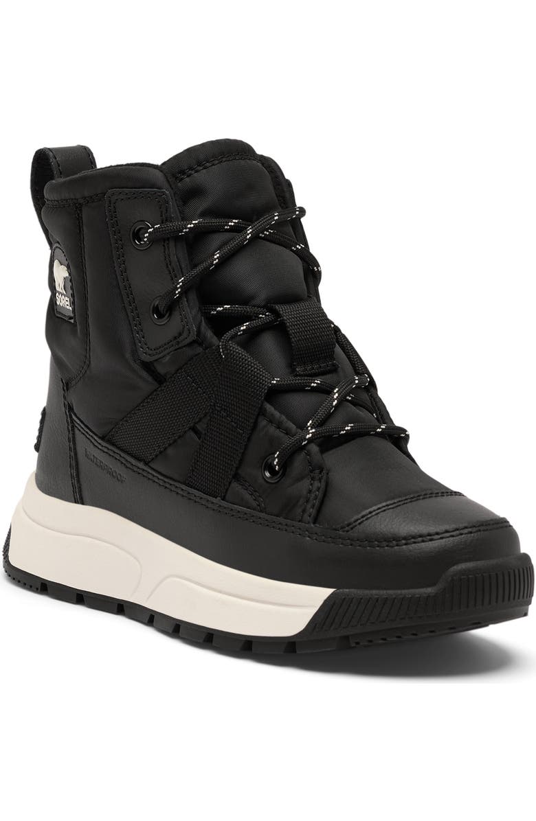 SOREL Kids
Whitney III Waterproof Mid Boot, Main, color, Black/ Sea Salt