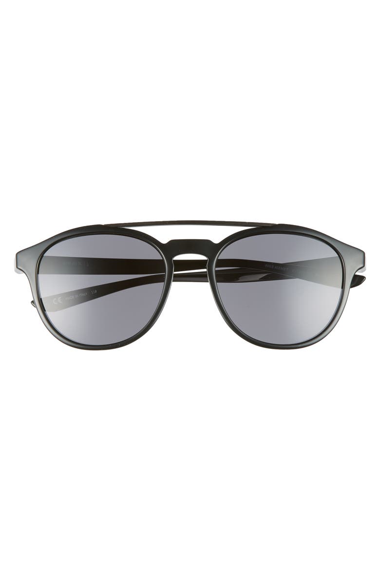 Kismet 54mm Round Sunglasses, Alternate, color, BLACK/DARK GREY