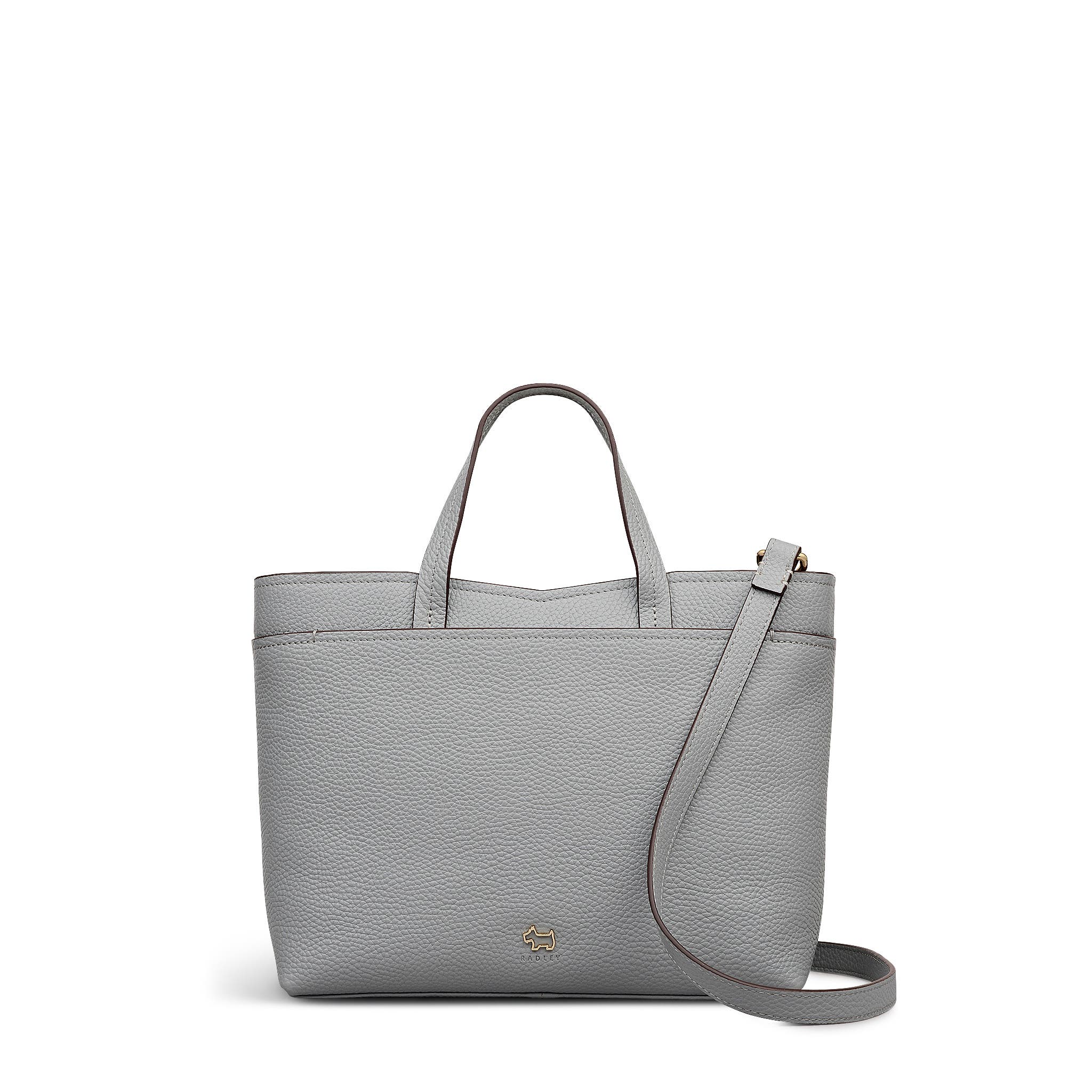 Hadley Lane Medium Ziptop Satchel Bag, Main, color, Steel