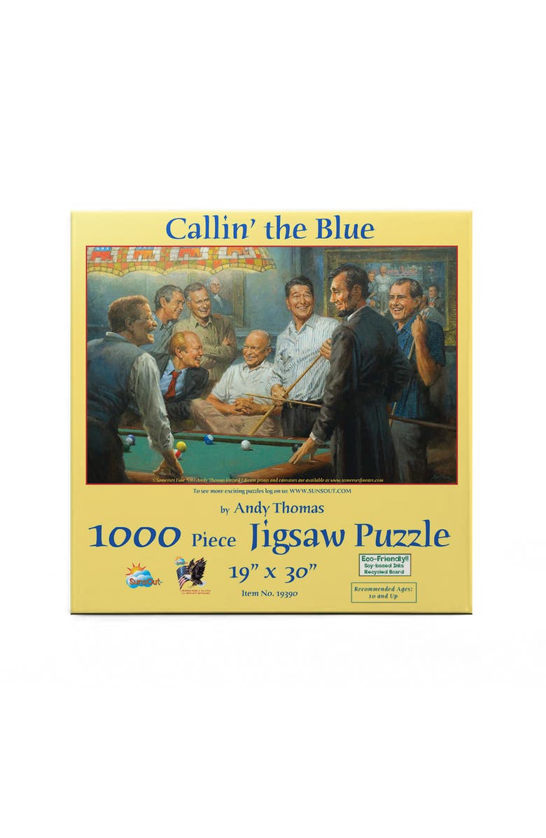 Sunsout Callin' the Blue 1000 piece Jigsaw Puzzle for Adults, Alternate, color, Multicolor