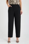 Anne Klein Flat Front Barrel Leg Pants