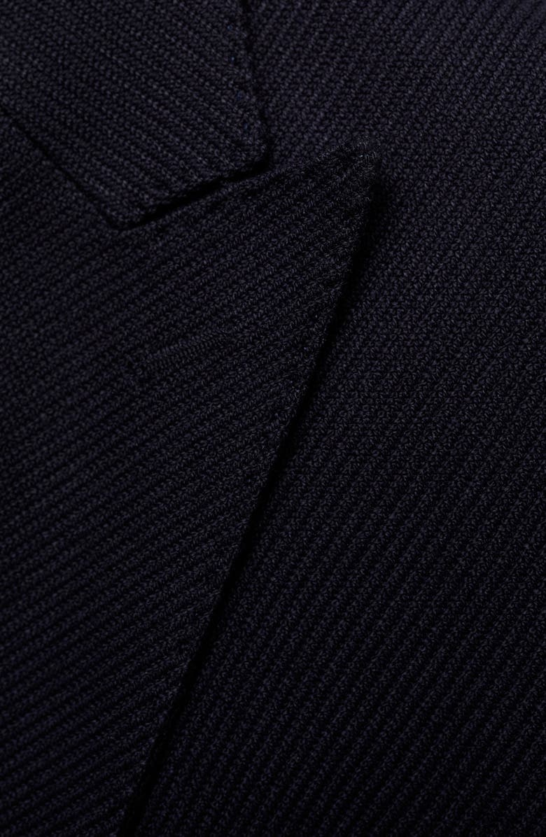 MANGO Slim Fit Double Breasted Twill Jacket, Alternate, color, 