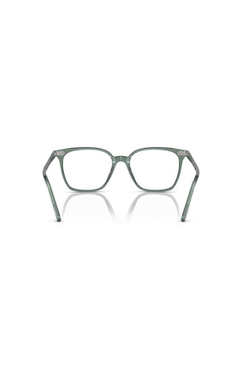 Oliver Peoples 50mm Square Optical Glasses In Green