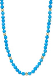 Anzie Bohème Turquoise & 14K Gold Fill Necklace
