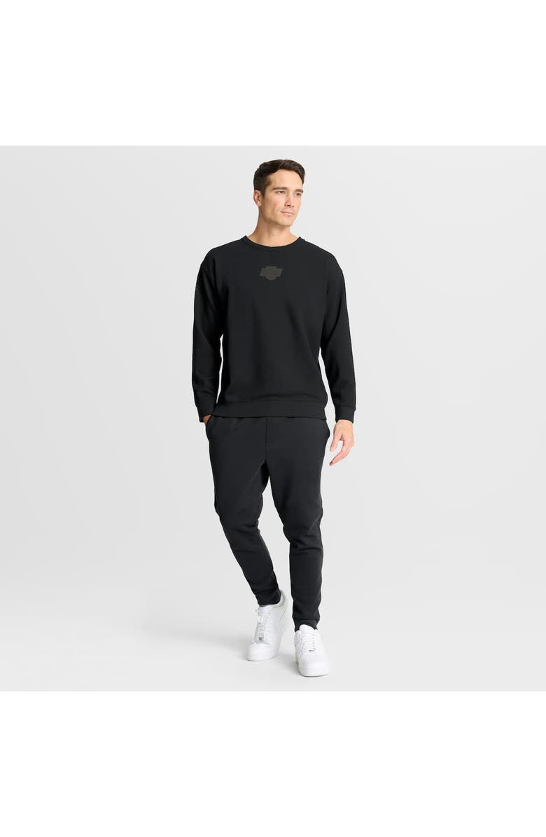 FANATICS Men's Fanatics Black Los Angeles Kings Authentic Pro Road Tri-Blend Sweatshirt, Alternate, color, Black