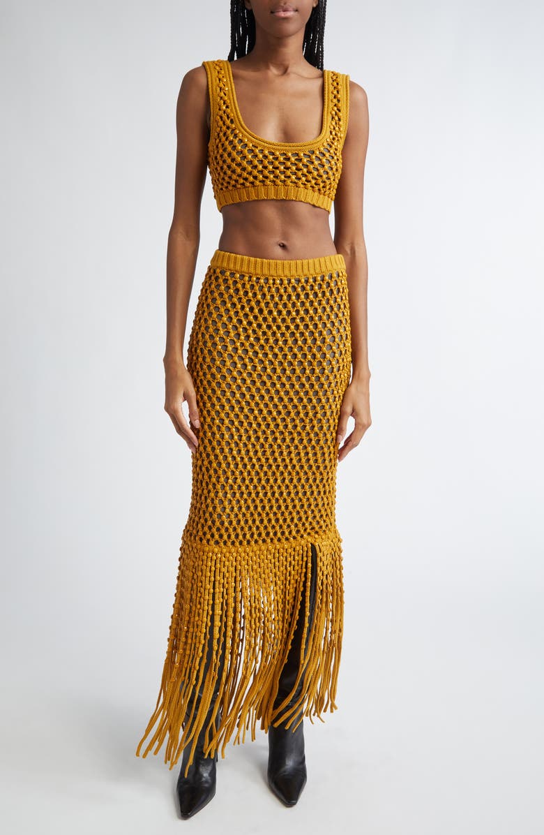 Diotima Lady Crystal Mesh Crochet Bralette, Alternate, color,