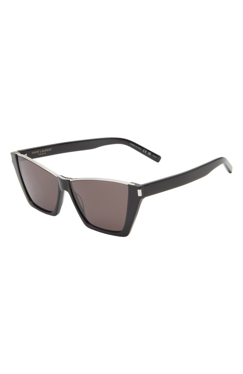 Saint Laurent 58mm Cat Eye Sunglasses, Alternate, color, 