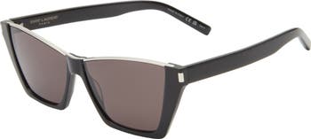 58mm Cat Eye Sunglasses