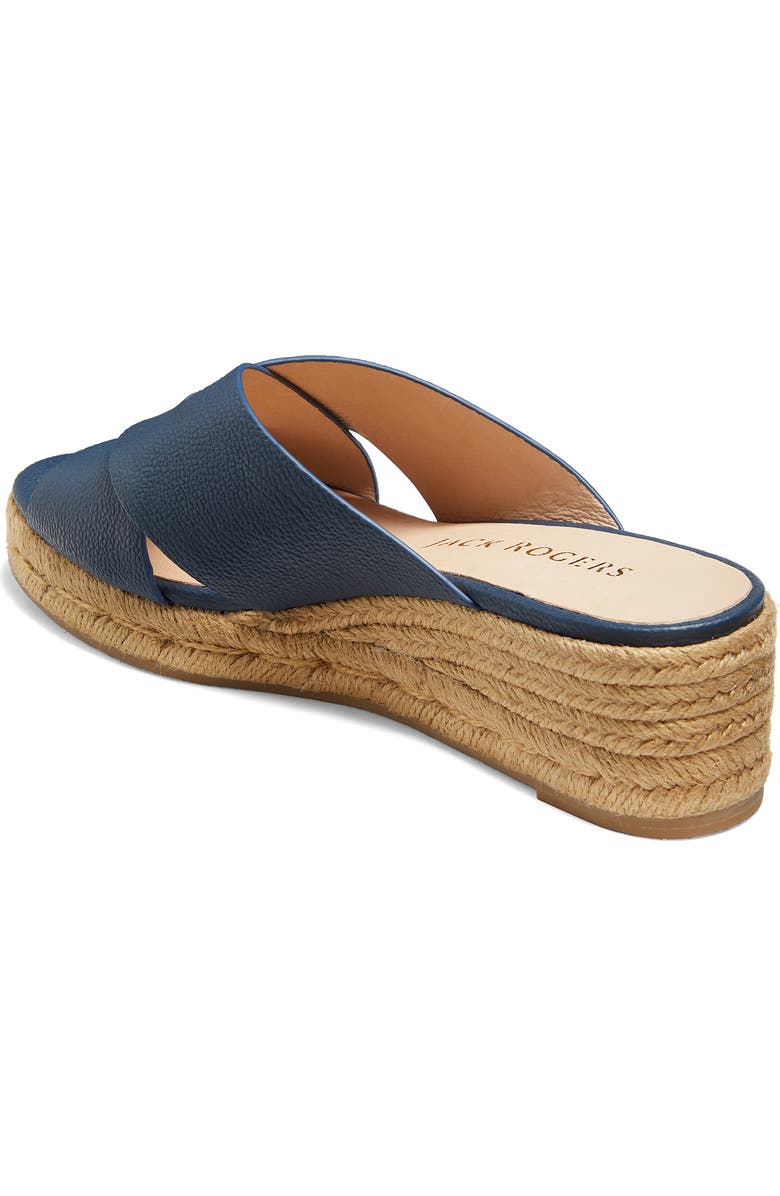 Jack Rogers Sloan Slotted Cork Espadrille Wedge Sandal, Alternate, color,