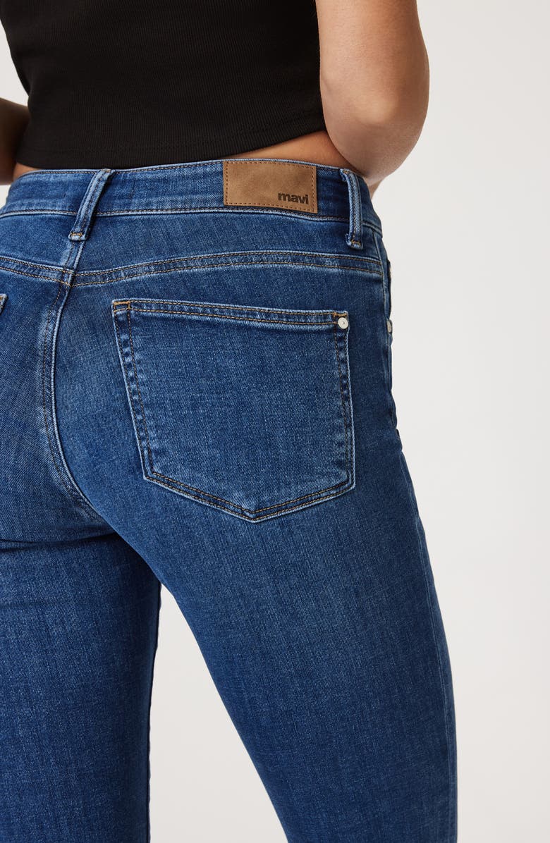 Mavi Jeans Sydney Flare Jeans, Alternate, color, Dark Brushed Feather