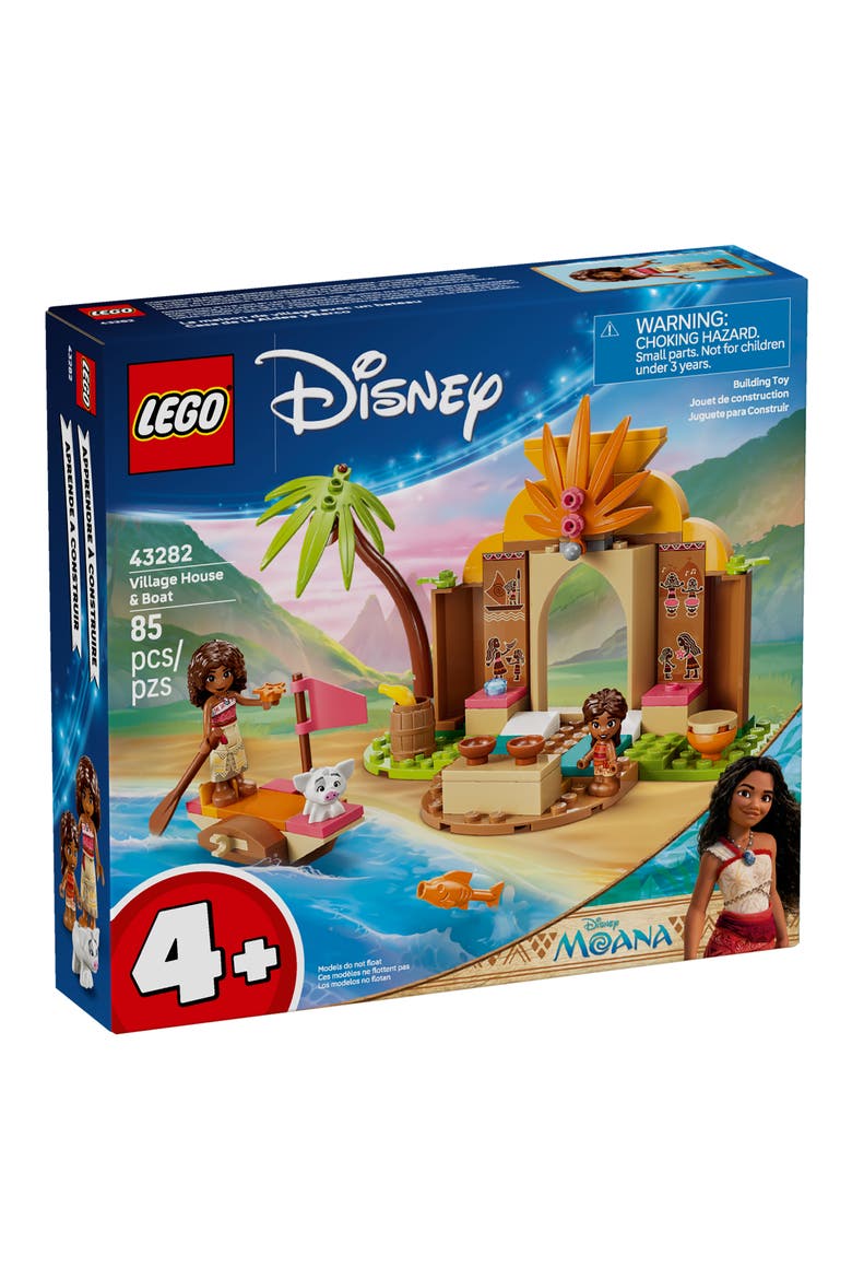 Disney Moana Village House & Boat LEGO Kit 43282, Main, color, MULTI