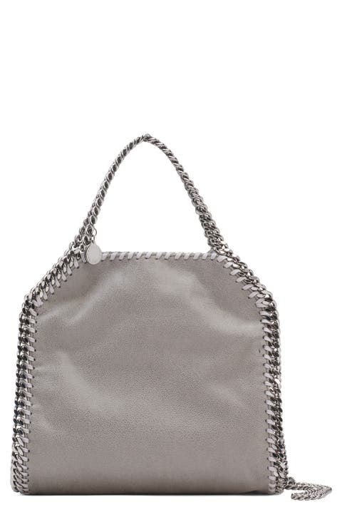 Falabella Shaggy Deer Faux Leather Foldover Tote