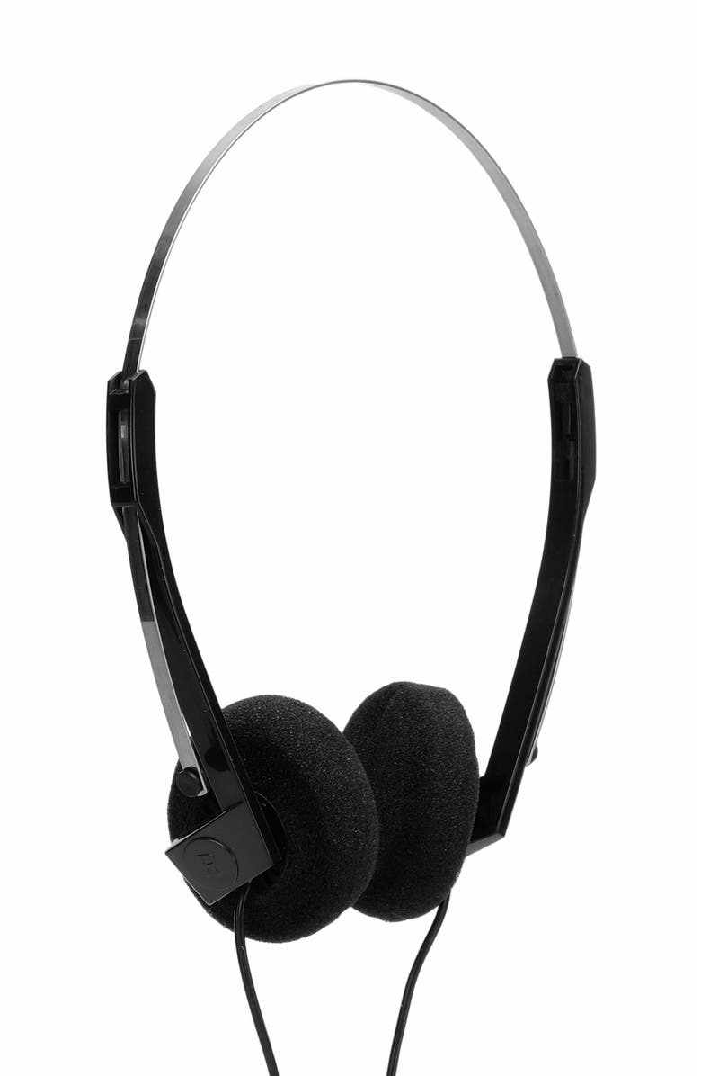 Retrospekt Retro Foam On-Ear Headphones, Main, color, Black