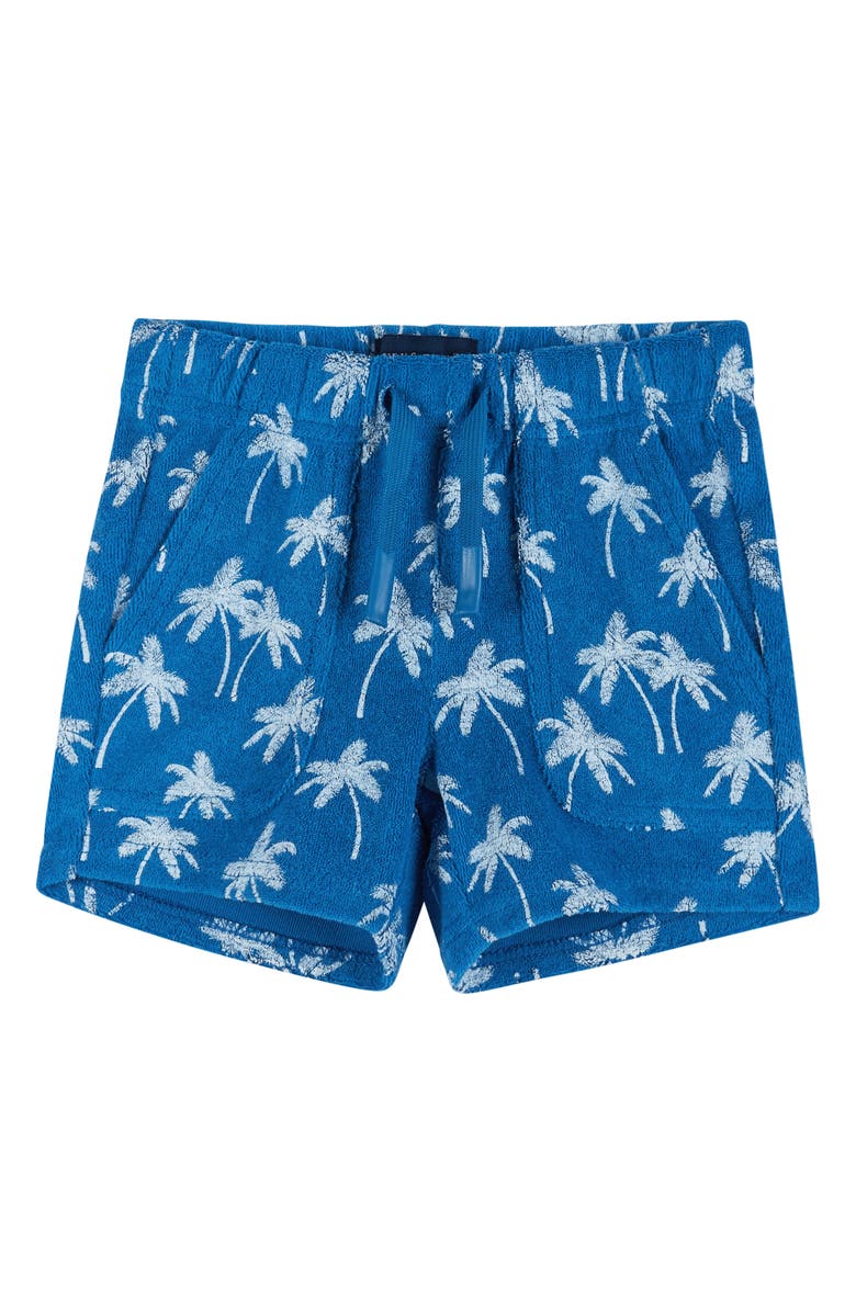 Andy & Evan French Terry Button-Up Shirt & Shorts Set, Alternate, color, 