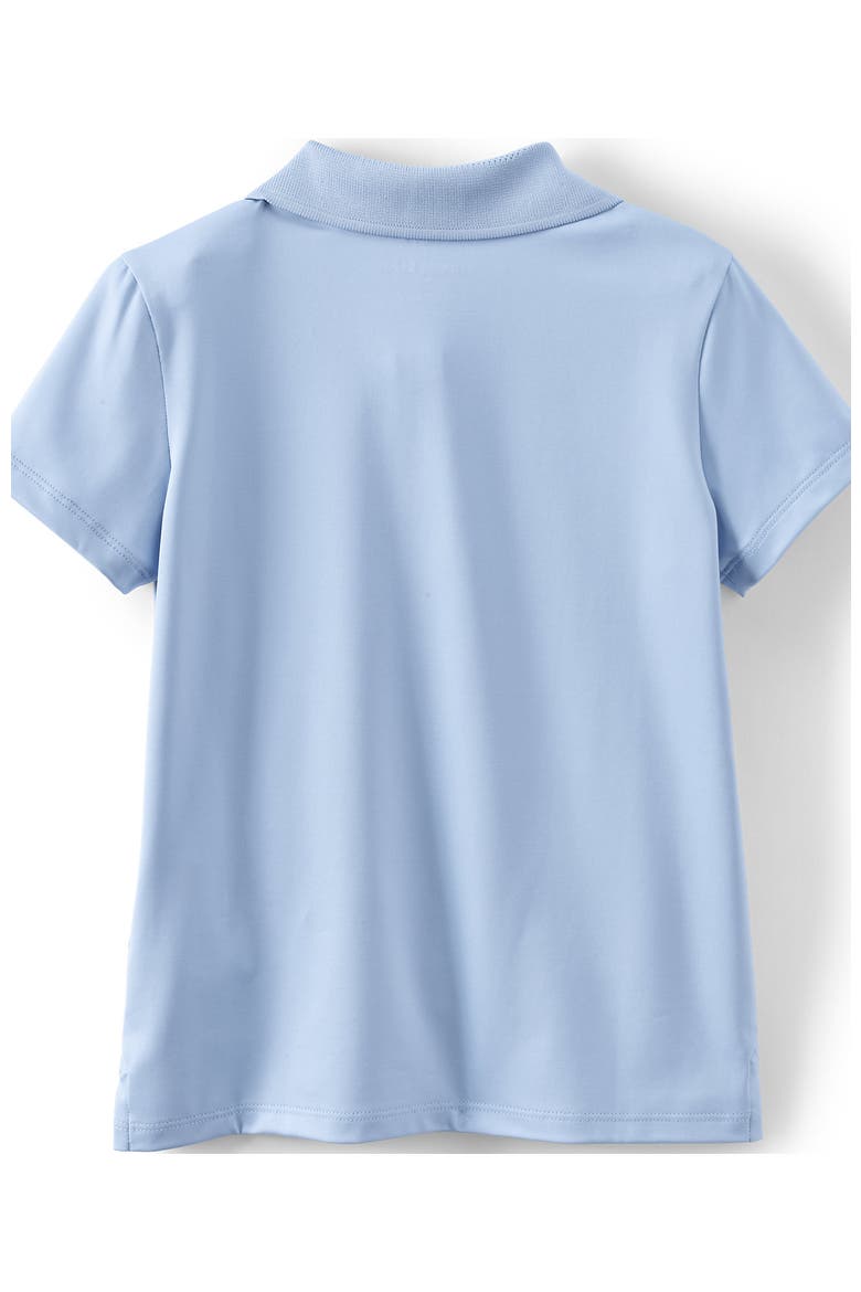 School Uniform Girls Short Sleeve Feminine Fit Rapid Dry Polo Shirt, Alternate, color, Blue
