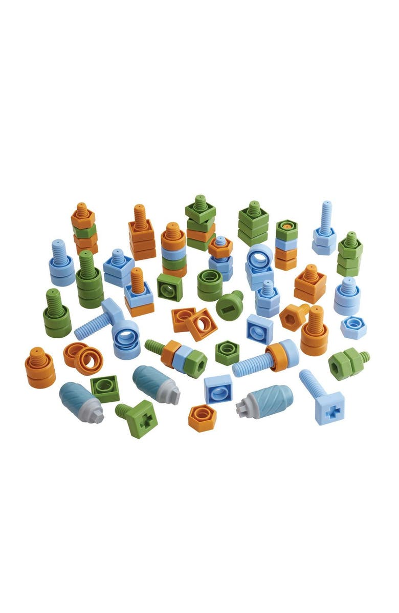 Kaplan Early Learning Company Twisty Tools Nuts and Bolts Set - 84 Pieces, Alternate, color, Multicolored
