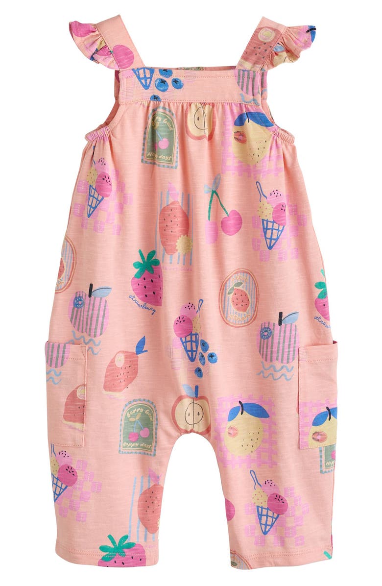 NEXT Fruit Print Romper, Main, color, Pink