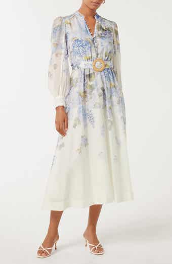 Ever New Vienna Lace Trim Belted Long Sleeve Shirtdress Ever New Vienna Lace Trim Belted Long Sleeve Shirtdress