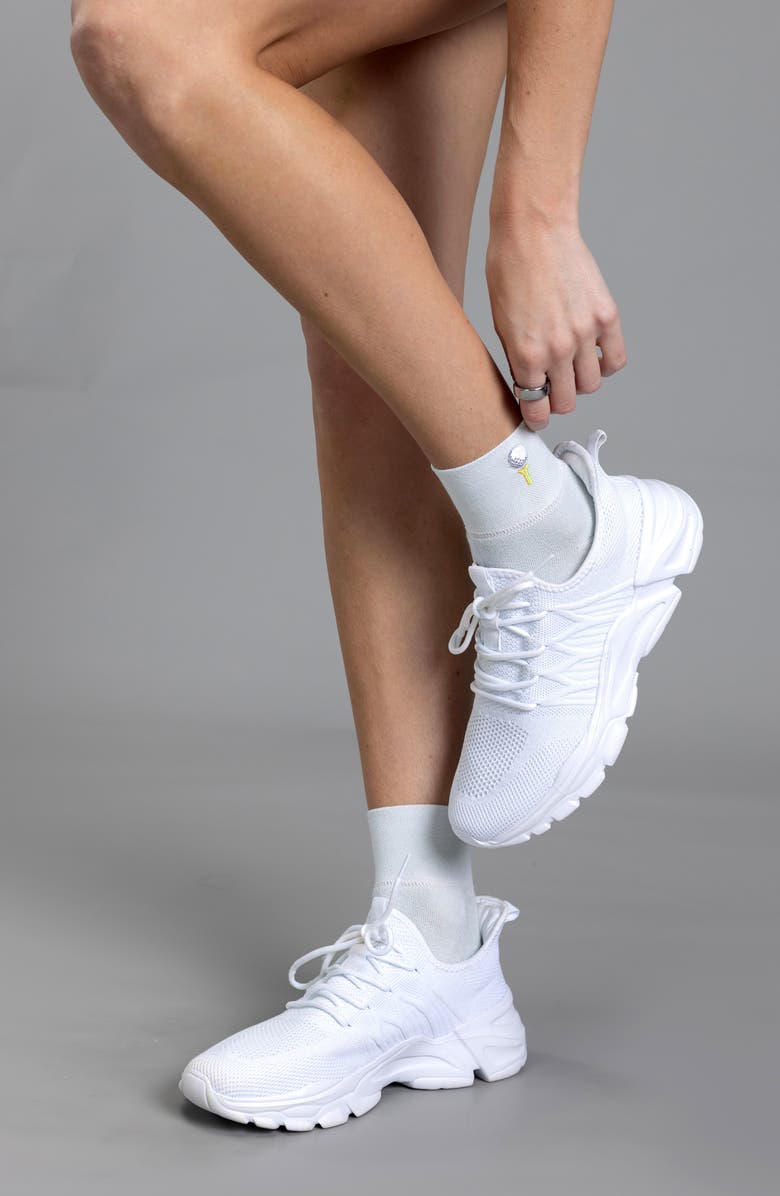 K Bell Socks Golfball Assorted 2-Pack Socks, Alternate, color, Blue/ White