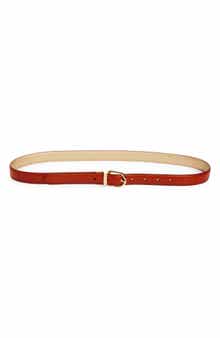 Nordstrom Nora Reversible Metallic Leather Belt