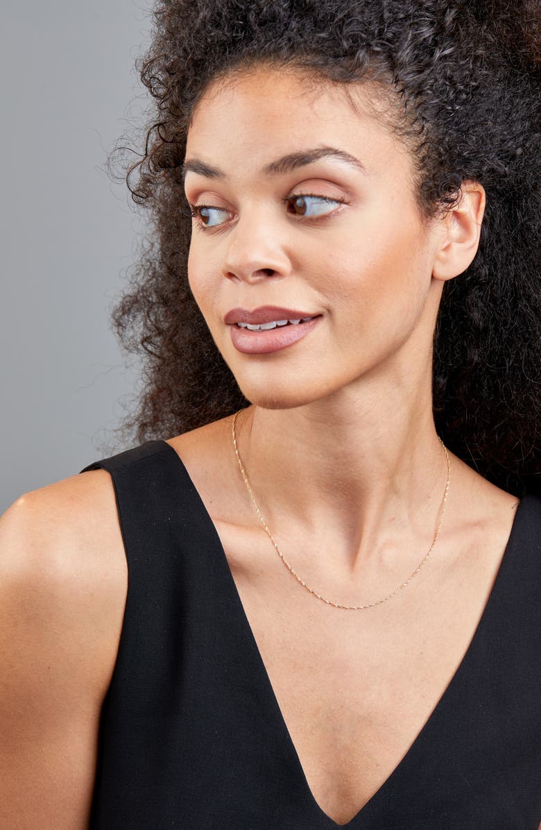 Bony Levy 14K Gold Thin Chain Necklace, Alternate, color, 