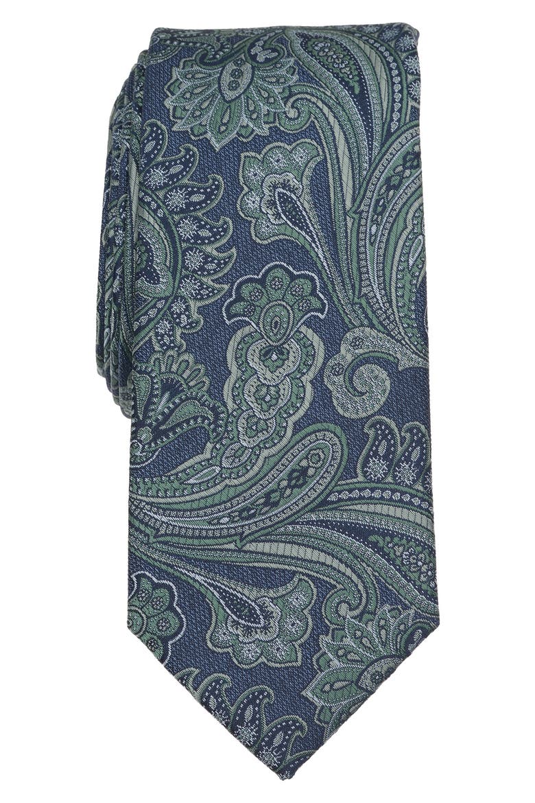 Mesa Paisley Tie, Main, color, HUNTER