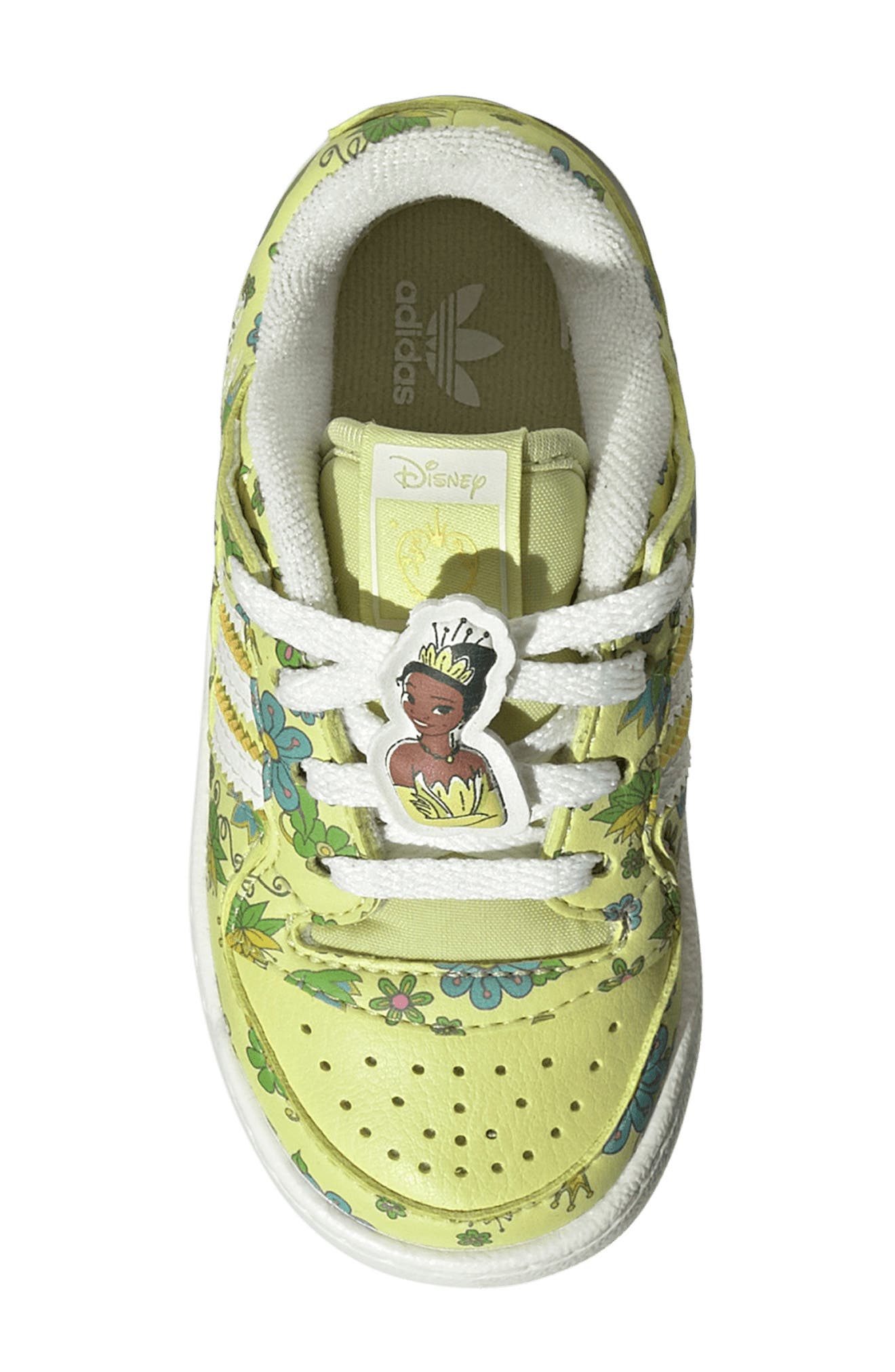 adidas x Disney Princess Tiana Forum Low Sneaker, Alternate, color, 
