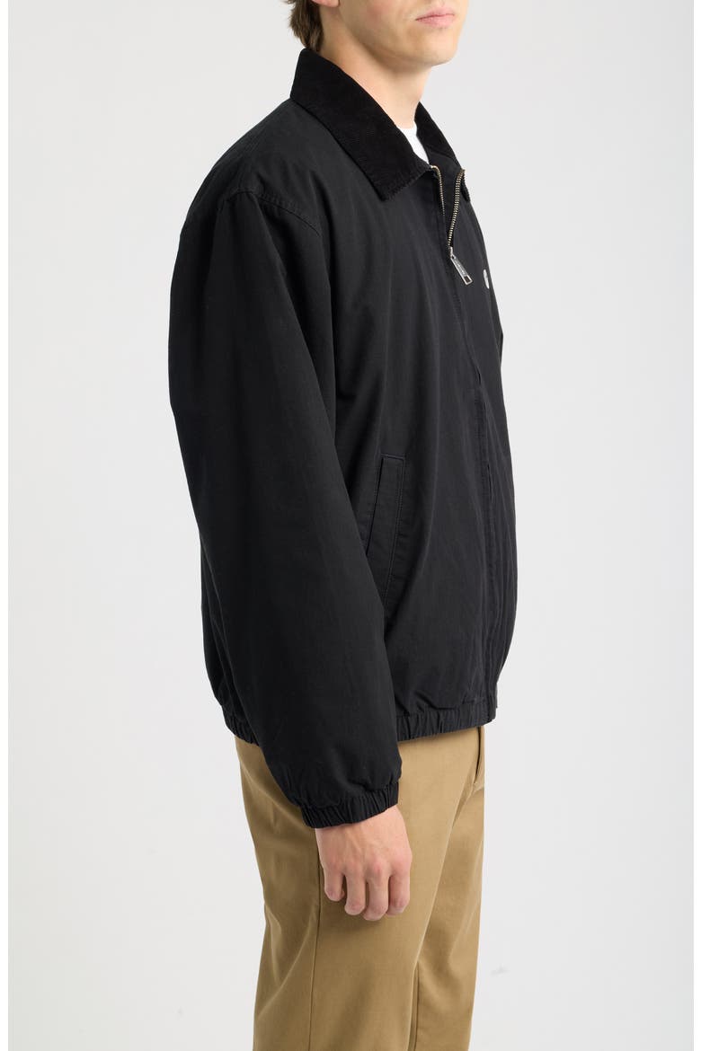 Madison Ripstop Jacket, Alternate, color, BLACK / WAX (GARMENT DYED)