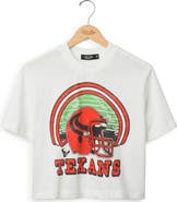 Junk Food Houston Texans Graphic Cropped T-Shirt