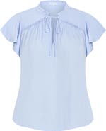 City Chic Drama Queen Woven Shirt