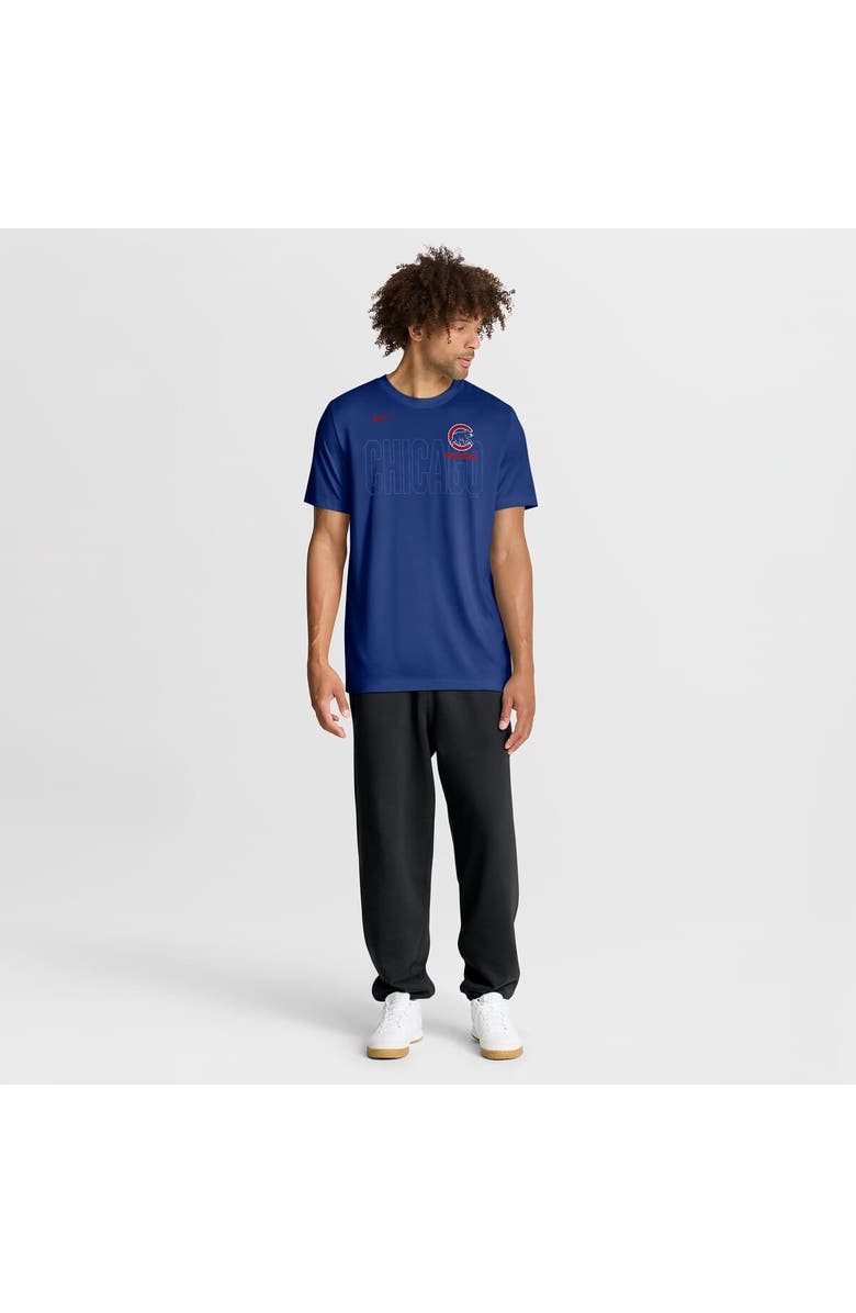 Nike Men's Nike Royal Chicago Cubs Knockout Team Legend Dri-FIT T-Shirt, Alternate, color, Royal