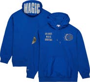 Mitchell & Ness Men's Mitchell & Ness Blue Orlando Magic Team OG 2.0 Vintage Logo Fleece Pullover Hoodie
