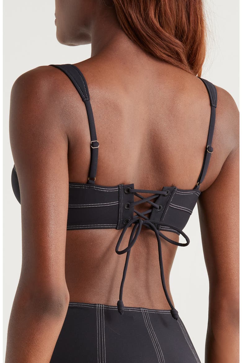 Ravello Underwire Bikini Top, Alternate, color, NOIR