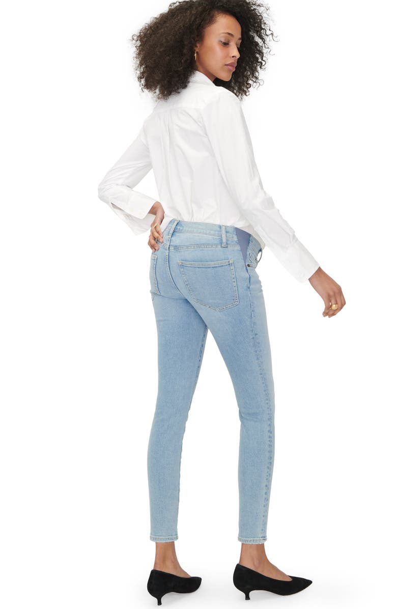 HATCH Collection The Slim Maternity Jean, Alternate, color, Light Wash