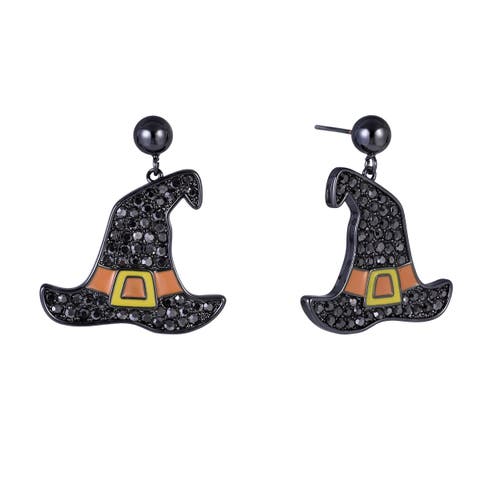 Halloween Witch Hat Earrings