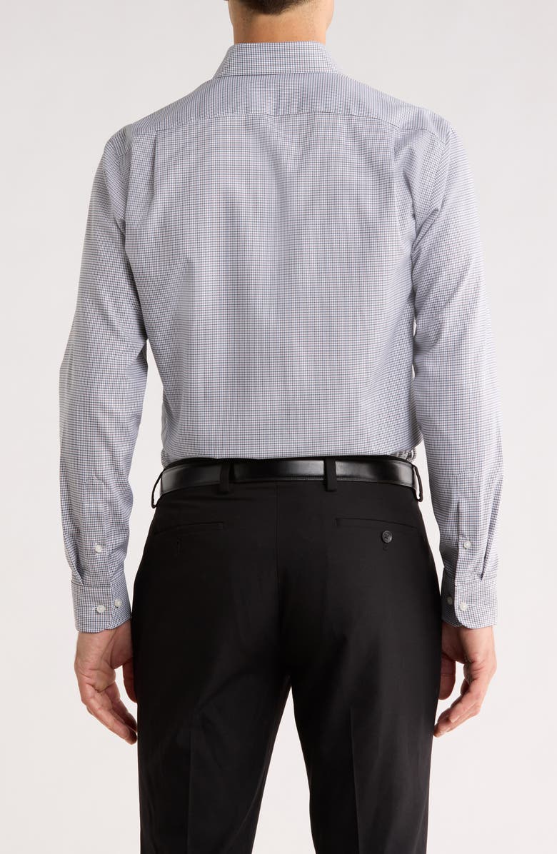 Nordstrom Trim Fit Premium Check Cotton Button-Up Shirt, Alternate, color, Green- Brown Bono Plaid