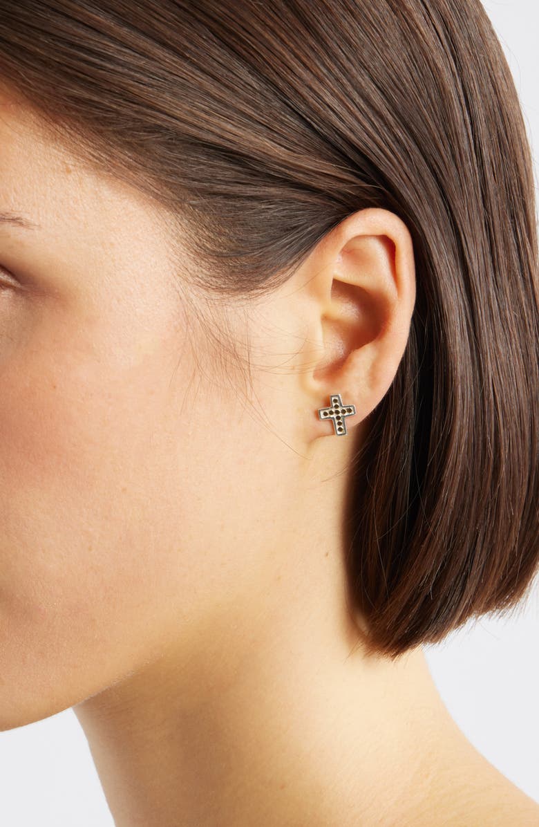 Anna Beck Cross Stud Earrings, Alternate, color, 
