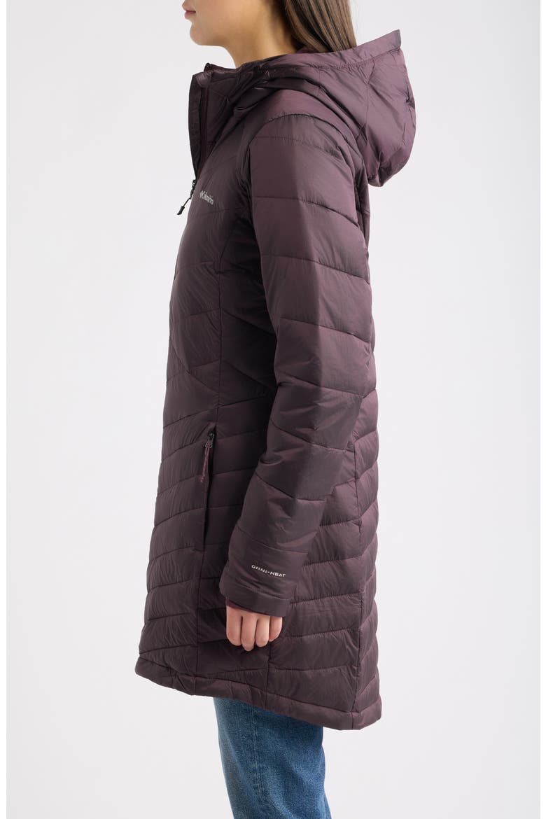 Joy Peak™ II Hooded Water Repellent Mid Jacket, Alternate, color, MOONVISTA SHINE
